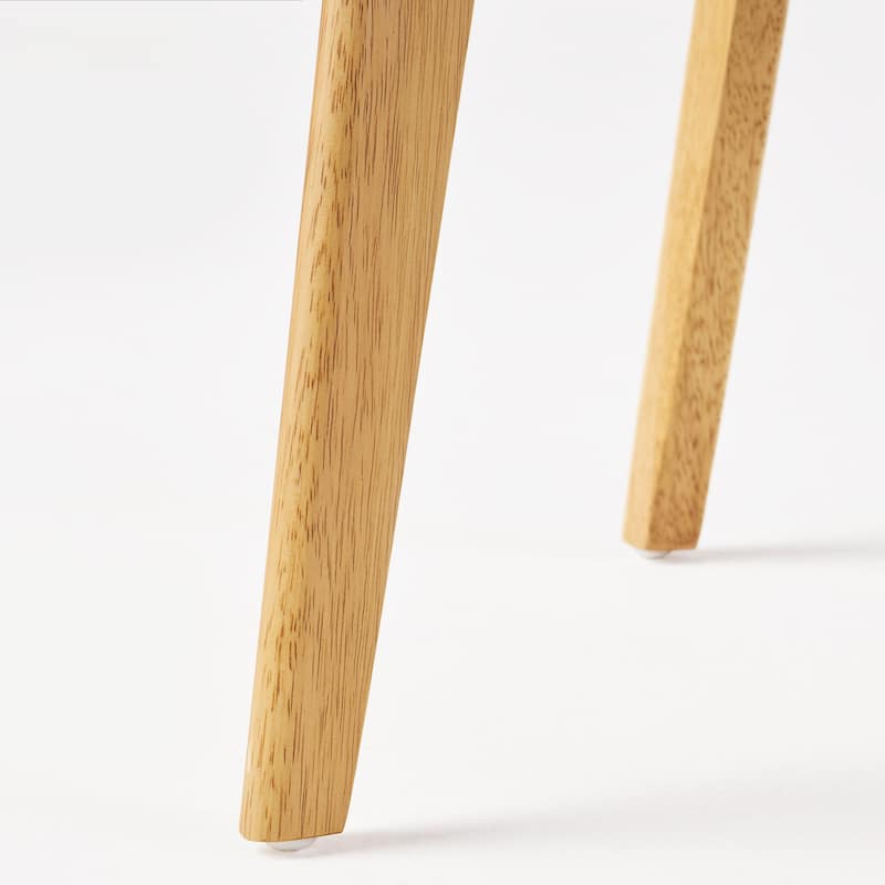 Christopher Knight Home-Chazz Mid-Century Modern Upholstered Rubberwood Dining Chairs (Set of 2/4)