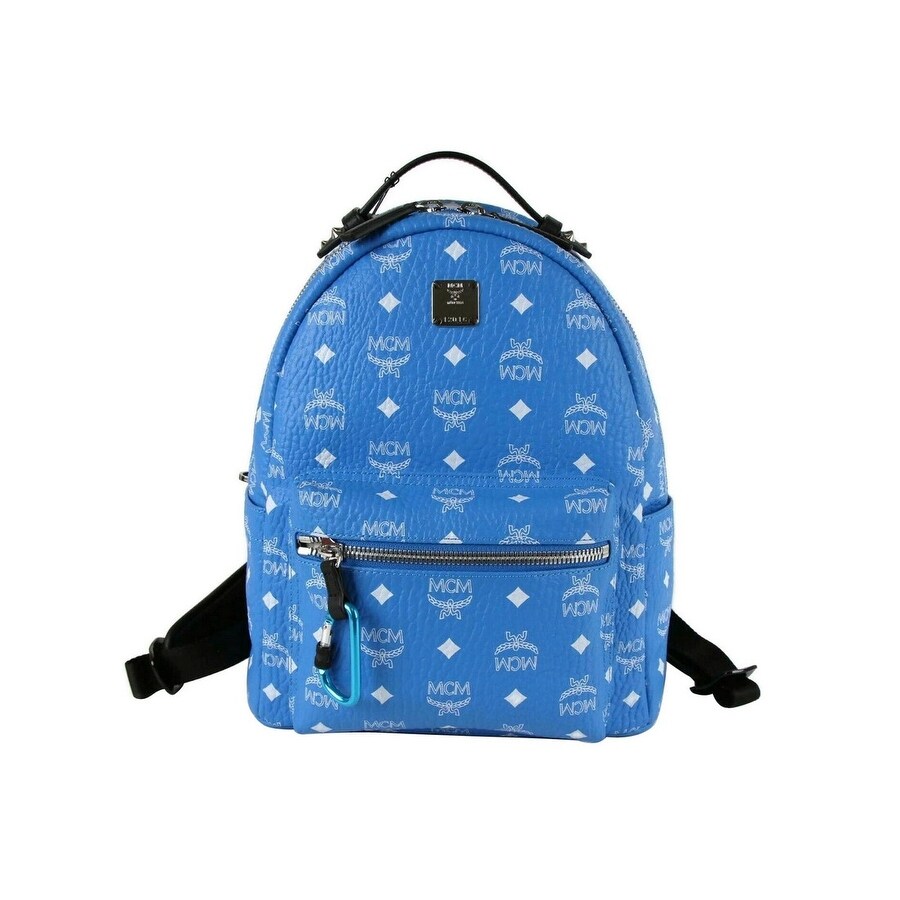mcm mini backpack blue