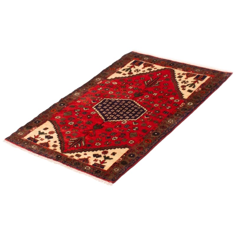 ECARPETGALLERY Hand-knotted Andelz Red Wool Rug - 3'4 x 4'9