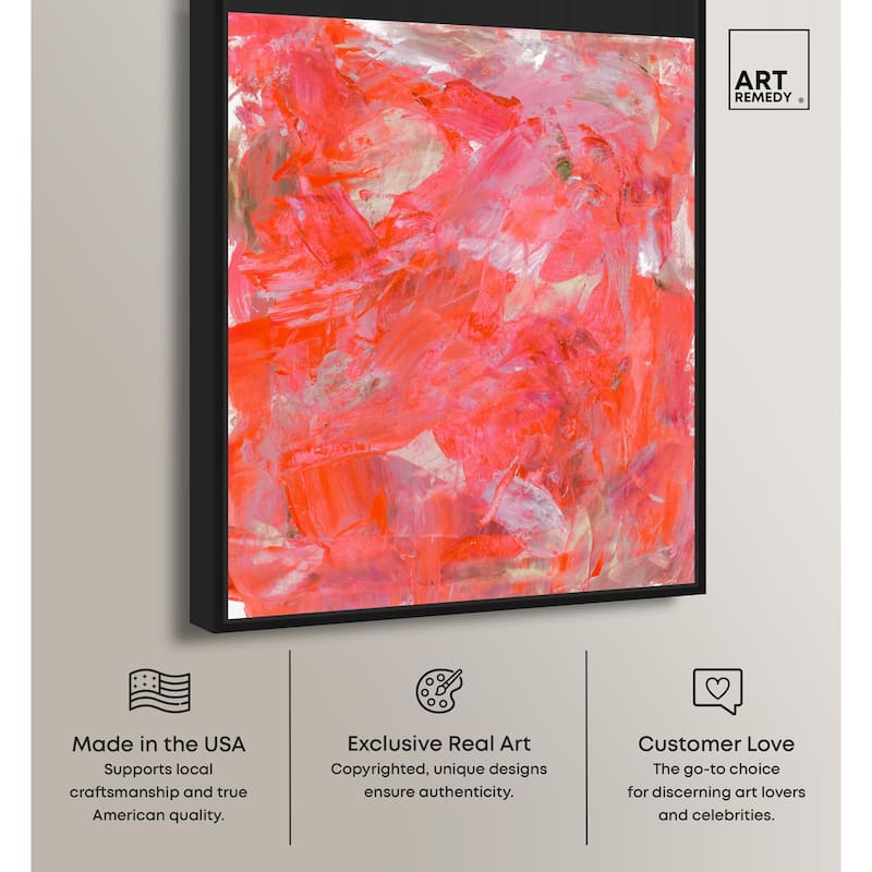 Shades of Red I Canvas by Art Remedy