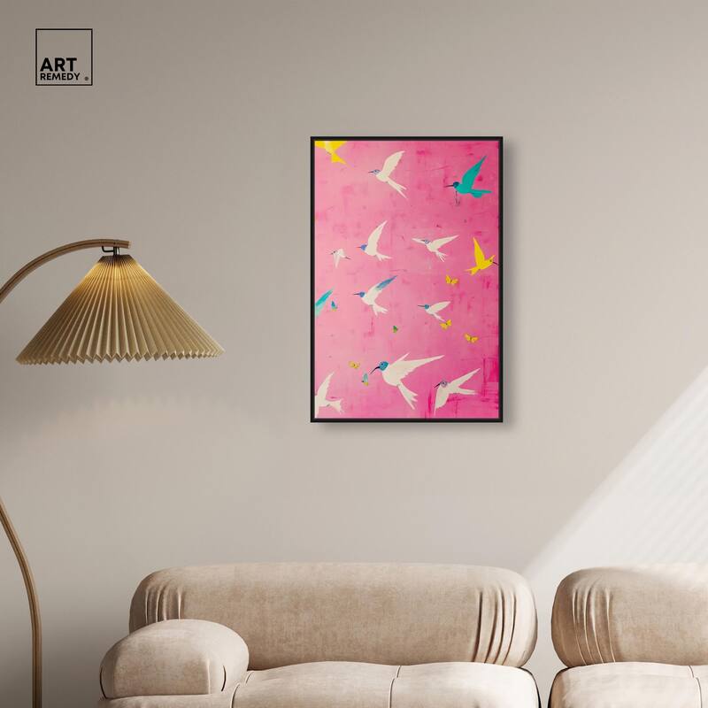 Soaring Sorbet Canvas by Art Remedy