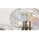 preview thumbnail 6 of 16, Modern Glam Gold 5-Light Oversized 41.5 in. W Chandelier with Textured Colored Art Glass Shade for Dining Room Bedroom