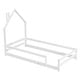 preview thumbnail 8 of 7, Twin Size Montessori Floor Bed with Fences, Wood Twin Kids Bed Frame