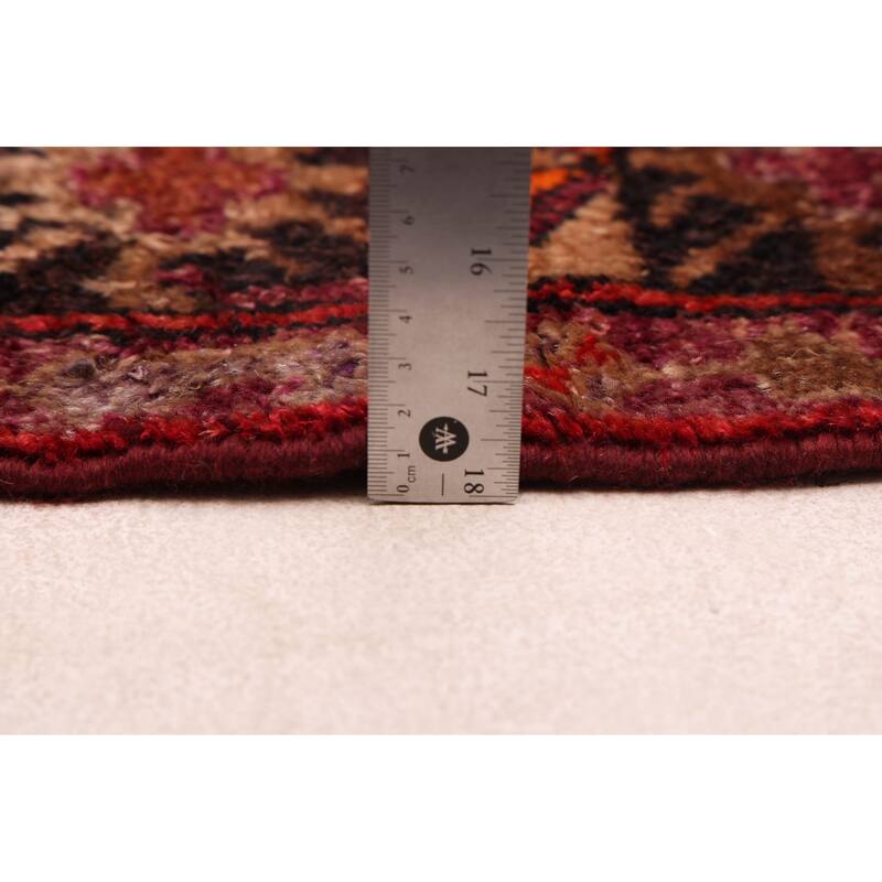 ECARPETGALLERY Hand-knotted Andelz Red Wool Rug - 5'5 x 10'2