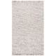 preview thumbnail 18 of 44, SAFAVIEH Natura Irinka Wool Fringe Rug 4' x 6' - Grey/Black - Rectangle
