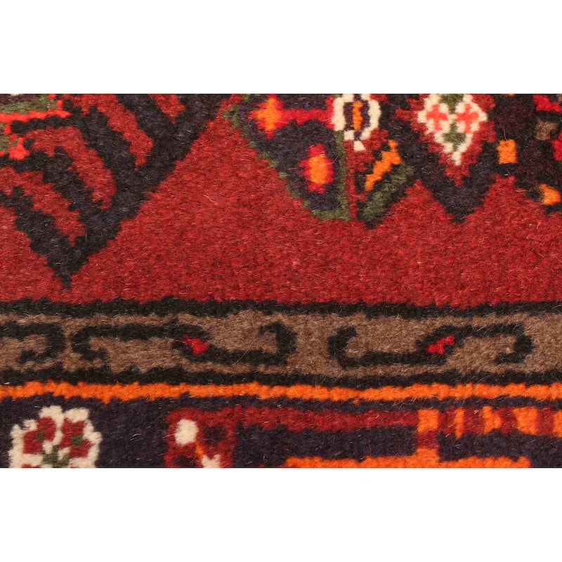 ECARPETGALLERY Hand-knotted Andelz Red Wool Rug - 4'2 x 6'9