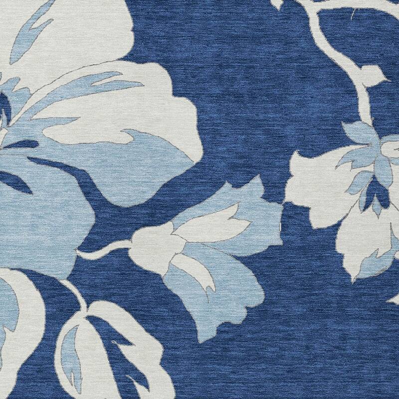 HomeRoots Floral Transitional Rectangle Outdoor Rug
