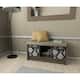 Porch & Den Southbrook 3-cube Storage Bench w/ Grey Cushion