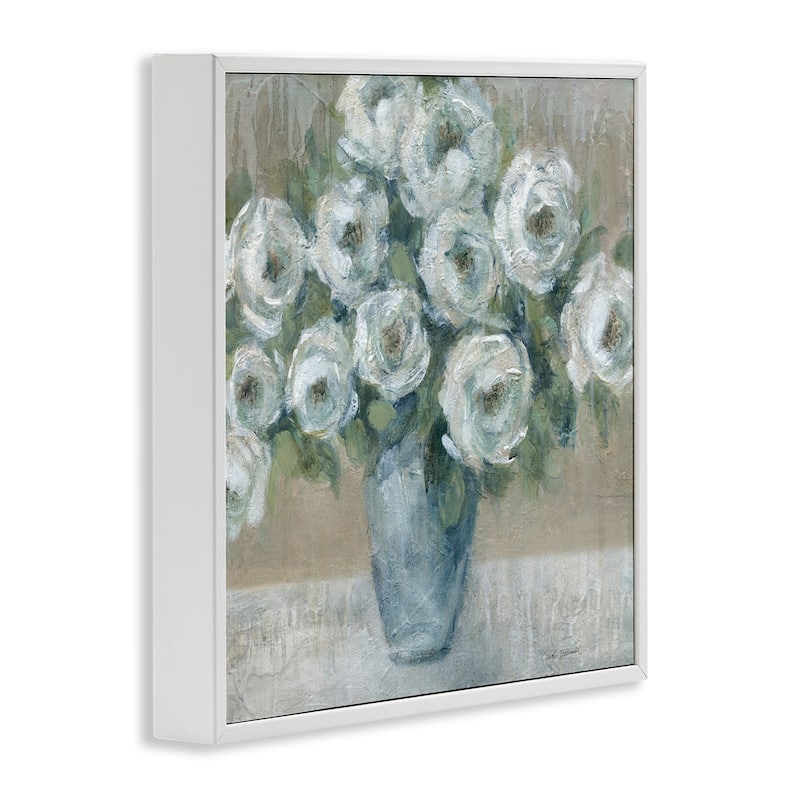 Stupell Round Painted Roses Framed Giclee Art Design By Carol Robinson