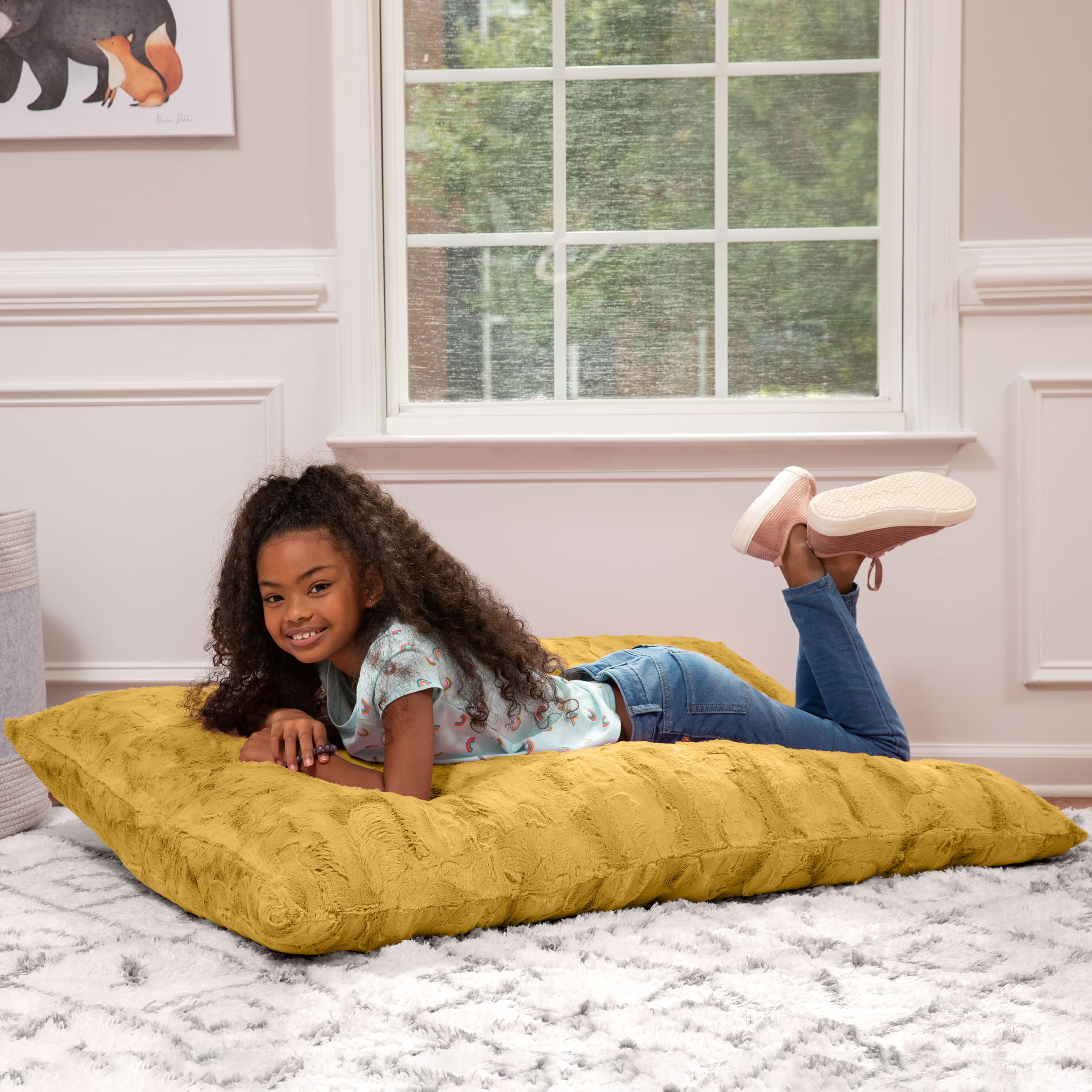Option Synthetic Fur Gold