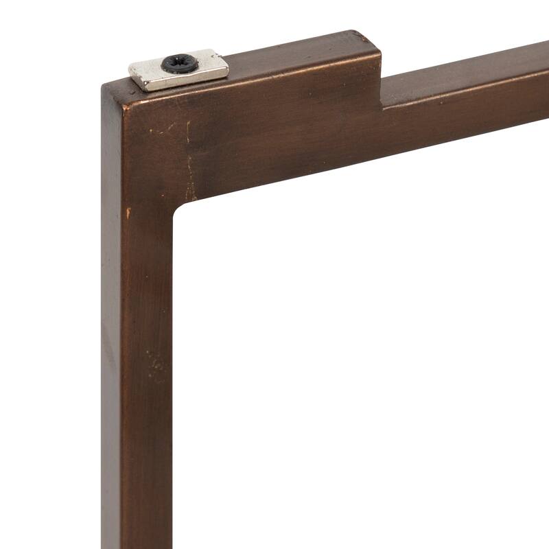 Kate and Laurel Celia Round Foldable Metal Accent Table