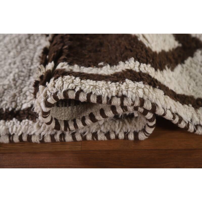 Plush Turkish Anatolian Runner Rug Handmade Wool Carpet - 3'2"x 12'1"