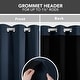 preview thumbnail 36 of 91, Deconovo 100 Percent Blackout with Liner Grommet Curtain (2 Panel)
