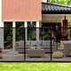 preview thumbnail 11 of 11, Costway Swimming Pool Fence Garden Fence Child Barrier Safety - 4'X12'