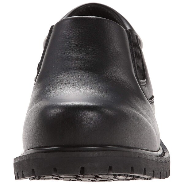 skechers for work men's cottonwood goddard twin gore slip resistant slip on