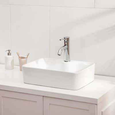 19"x 15"Rectangle Ceramic Bathroom Vessel Sink