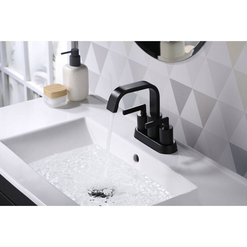 Ultra Faucets Ardua Collection Two-Handle 4" Centerset Lavatory Faucet