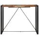 preview thumbnail 2 of 6, vidaXL Bar Table 55.1"x27.6"x43.3" Solid Wood Reclaimed - 55.1" x 27.6" x 43.3"