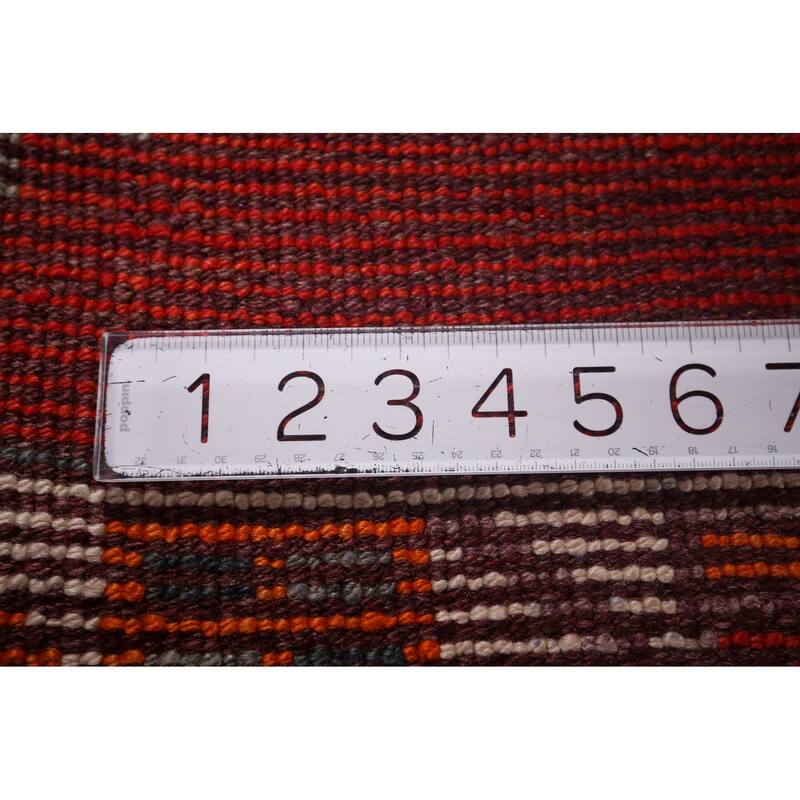 Oushak Turkish Vintage Runner Rug Hand-Knotted Tribal Wool Carpet - 3'4"x 11'10"