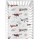 preview thumbnail 2 of 4, Sweet Jojo Designs Vintage Airplane Boy 2 Pack Fitted Crib Sheets Blue Cloud Airplanes Air Plane Transportation Aviator Aviation