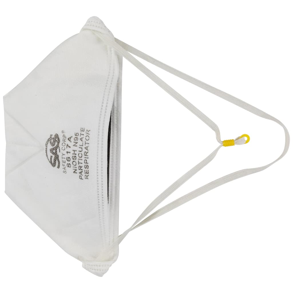 Disposable SAS Niosh Certified N95 Face Masks - White - Pack of 20