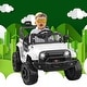 preview thumbnail 27 of 33, Kids 12V Electric Ride-On Truck - Remote Control, LED Lights, Spring Suspension, Safety Seat Belts, 2 Speeds for Outdoor