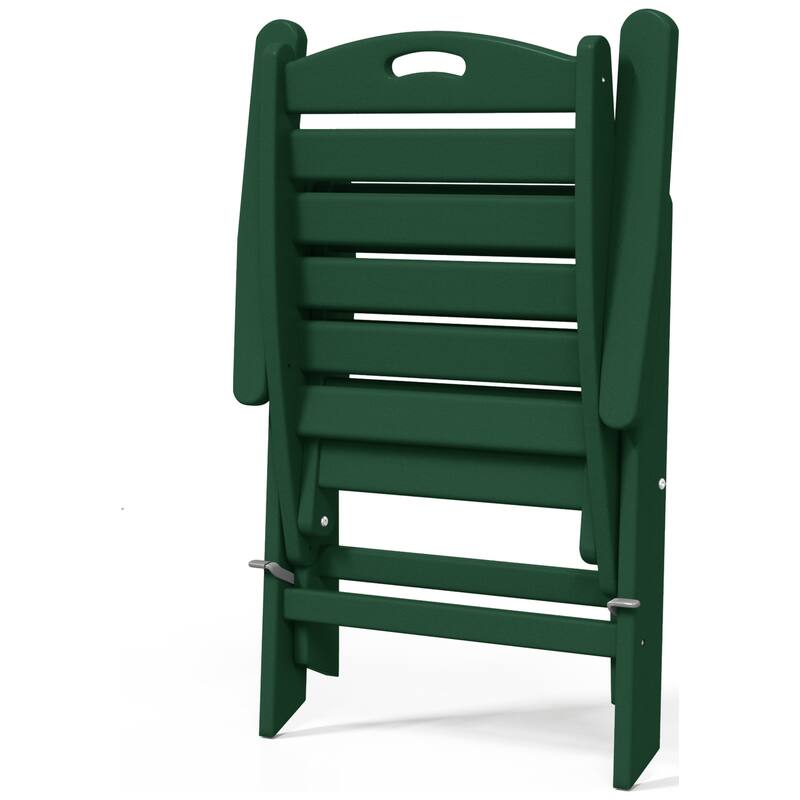 Coastline Patio Folding Highback Dining Chair Set of 2