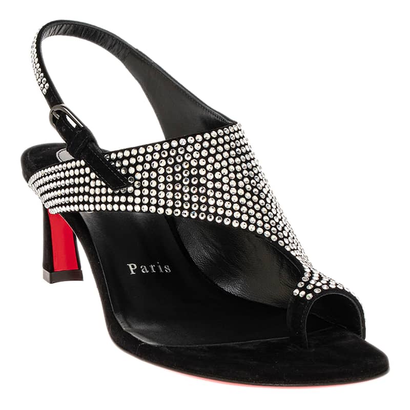 Christian Louboutin Viva Condora Strass Sandals - 41 EU