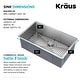 preview thumbnail 123 of 159, KRAUS Standart PRO Undermount Single Bowl Stainless Steel Kitchen Sink