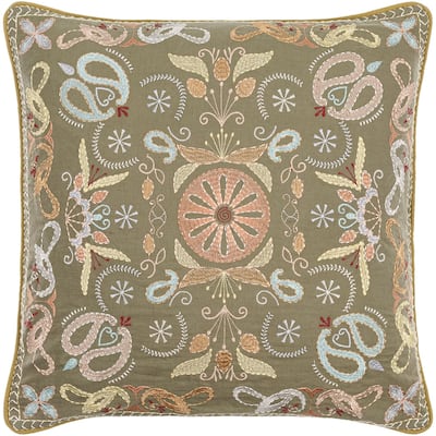 Kavon Traditional Border Accent Pillow