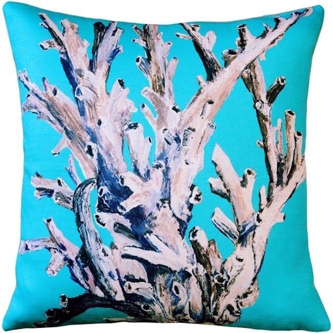 Ocean Reef Throw Pillow