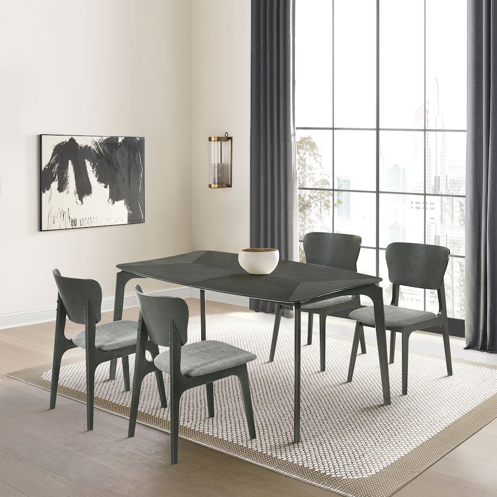 Kalia 5 Piece Wood Dining Set