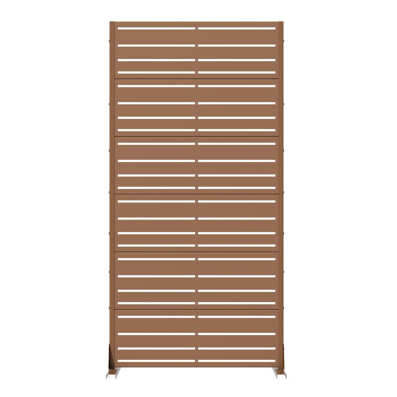 Outdoor Privacy Screen Metal Privacy Screen Panel Free Standing