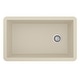 preview thumbnail 18 of 59, Karran Undermount Quartz Single-bowl Kitchen Sink Bisque
