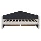 preview thumbnail 36 of 37, Velvet Twin Daybed with Storage Drawers and USB Ports, Upholstered Sofa Bed