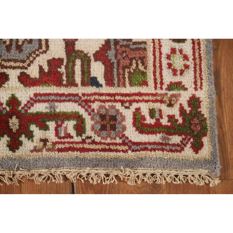 Gray Heriz Serapi Oriental Accent Rug Handmade Wool Carpet - 2'6" x 5'11"