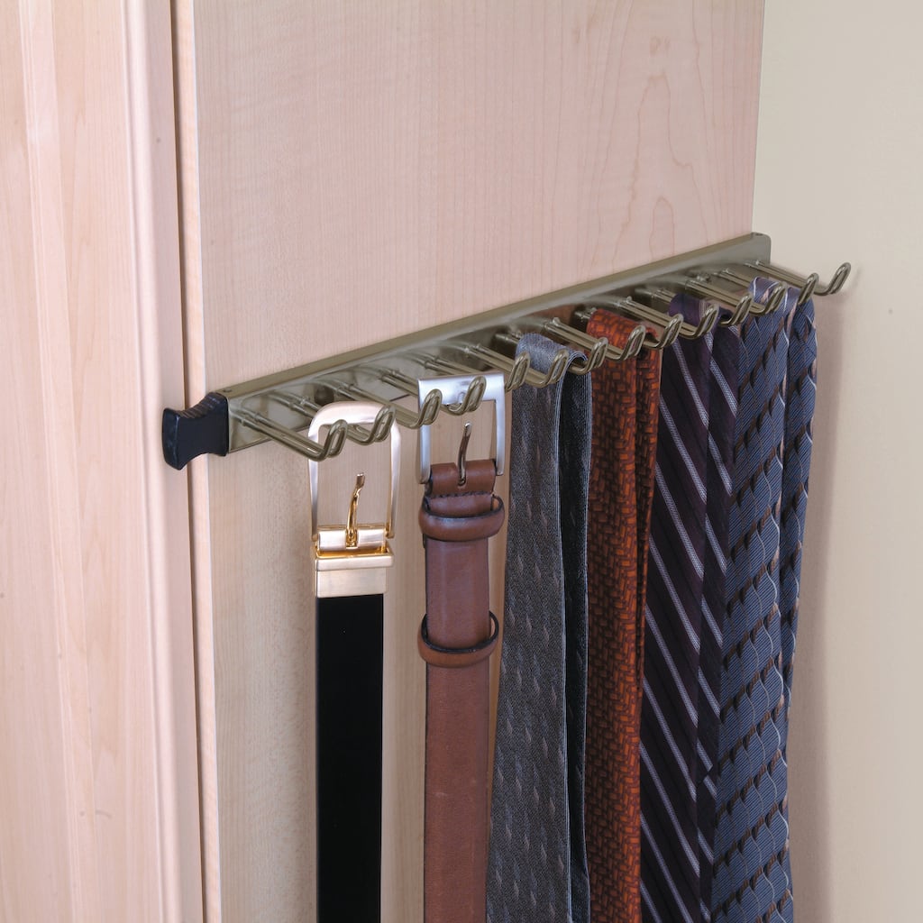 ClosetMaid Sliding 14-Hook Tie & Belt Rack