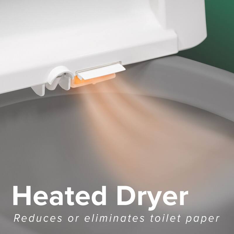 SmartBidet SB-2000 Electric Bidet Toilet Seat with Elongated Seating