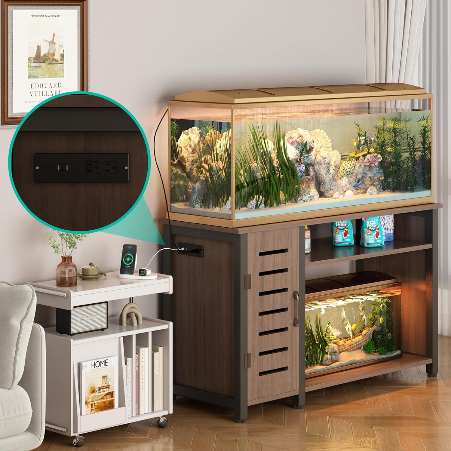 75 gallon metal aquarium stand cheap