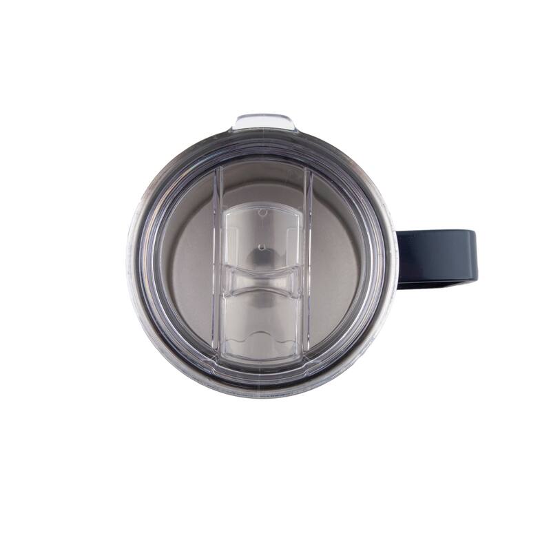 Cambridge Silversmiths Set of 2 -16oz Navy "Thankful" Insulated Coffee Mugs