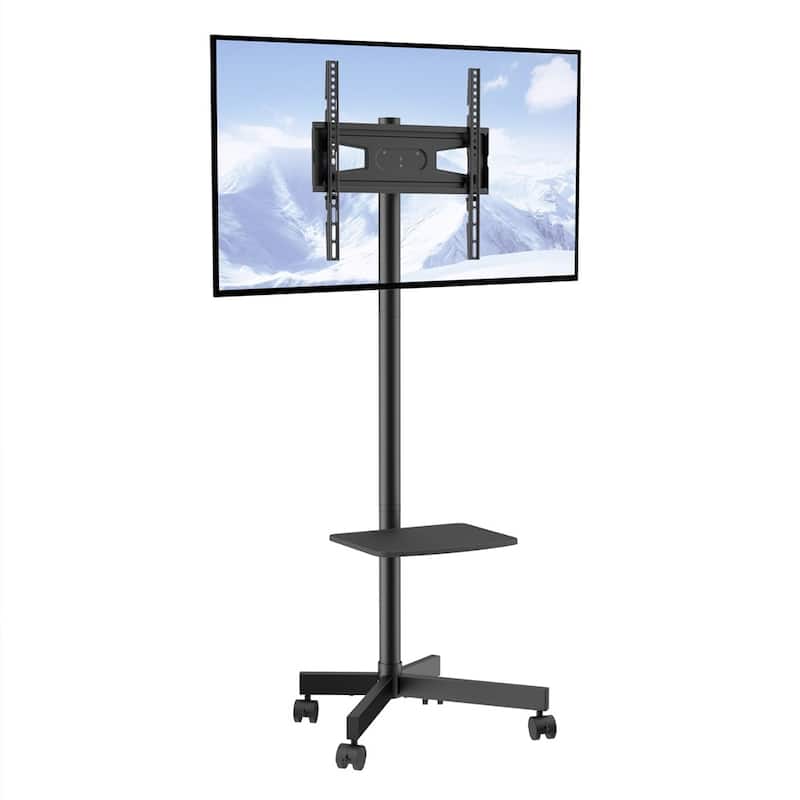 60" TV Stand Mount Swivel Universal / Mobile Floor Adjustable Height - 42 inches