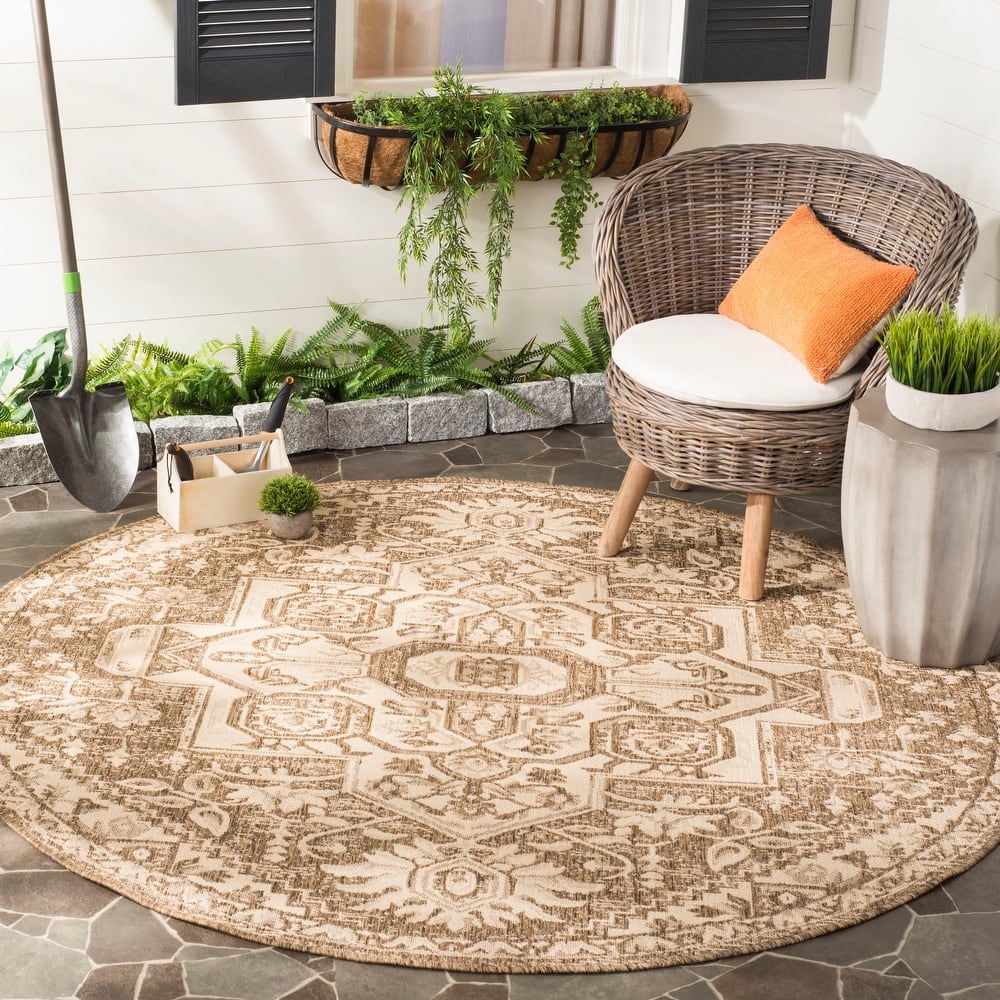 SAFAVIEH Beach House Caoimhe Indoor/ Outdoor Patio Backyard Rug