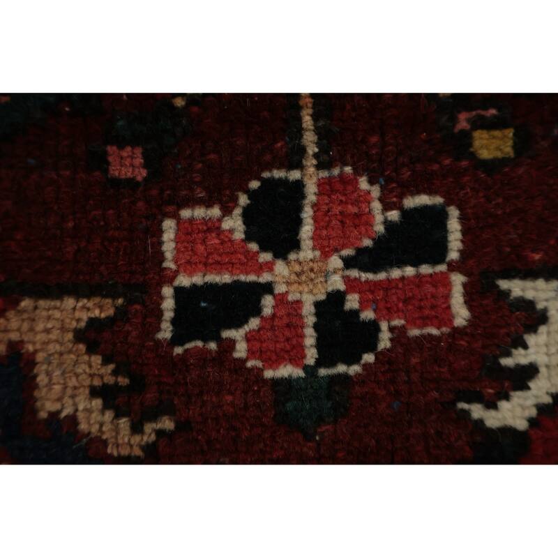 Hand Knotted Oriental 100% Wool Carpet Traditional Floral Red Bakhtiari Area Rug - 14' 5'' X 11' 5''