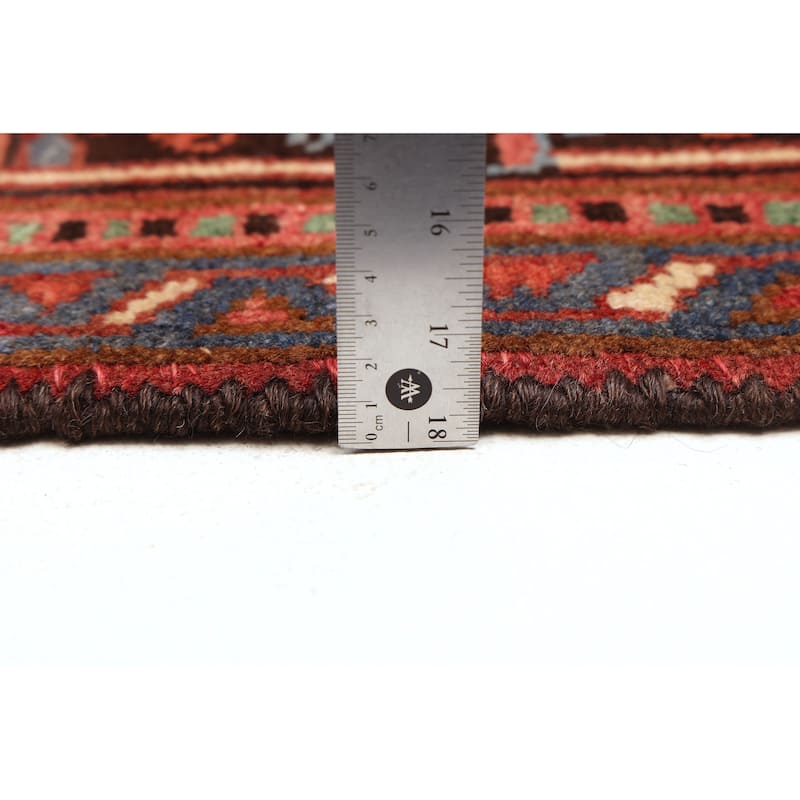 ECARPETGALLERY Hand-knotted Sarabi Dark Red Wool Rug - 8'5 x 11'0