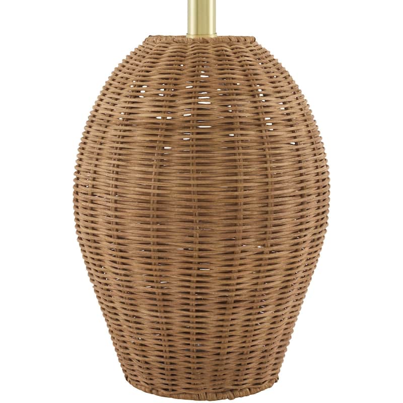 Livabliss Jacaranda Global Accent Floor Lamp - 24"H x 14"W x 14"D