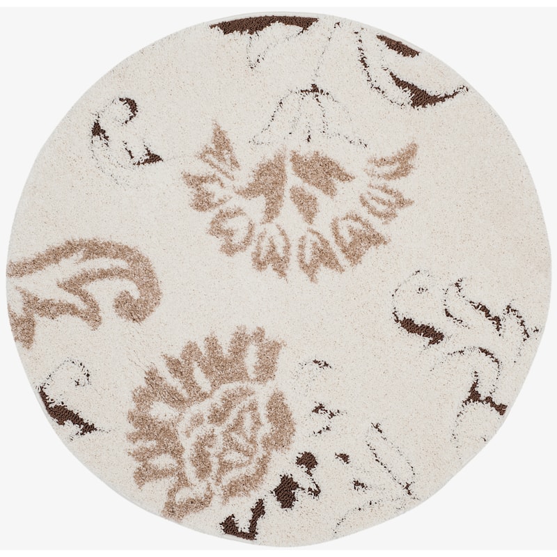 SAFAVIEH Florida Shag Katherine Floral 1.2-inch Thick Rug