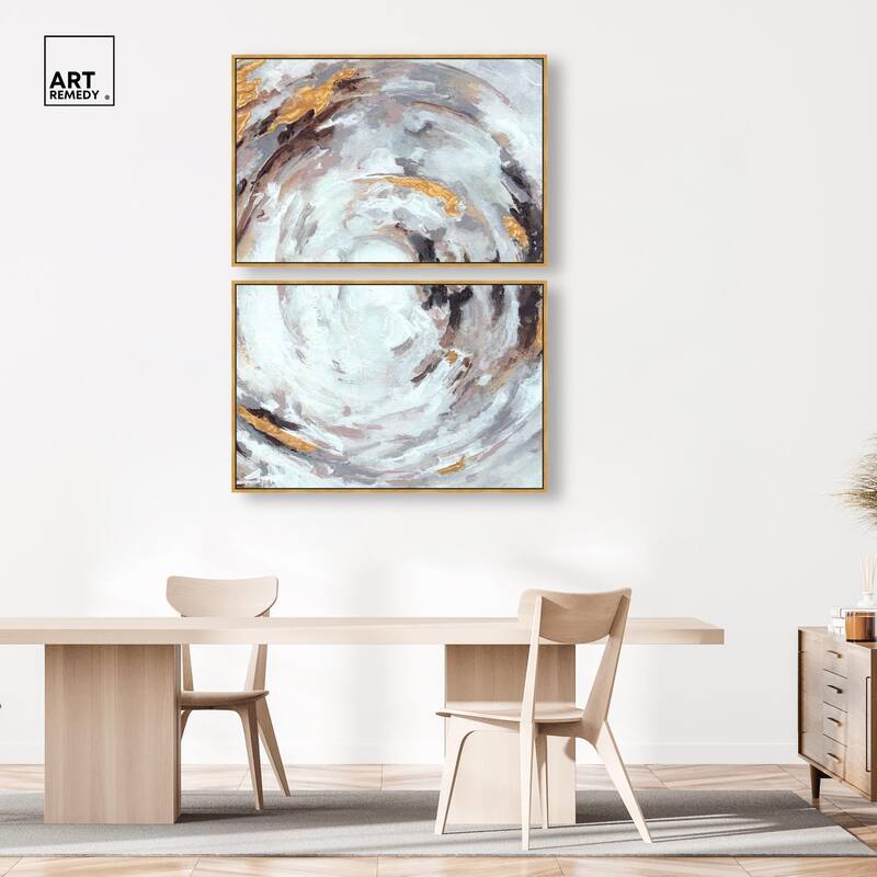Cyclone Art Canvas Set of 2 by Art Remedy