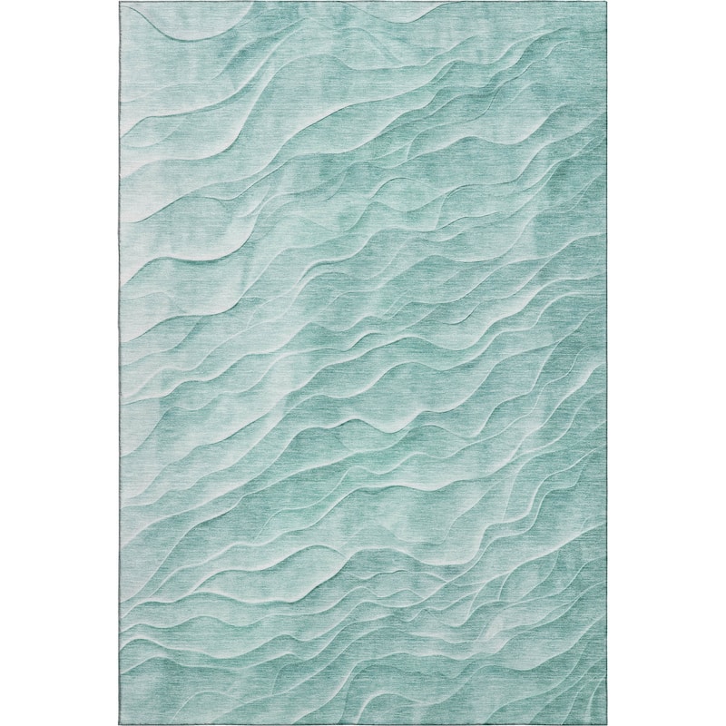 Premium Washable Super Soft Modern Waves Mayfield Rug