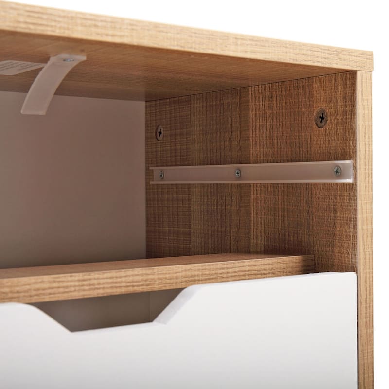 White Corner Table Entry Table Nightstand End Table Side Table