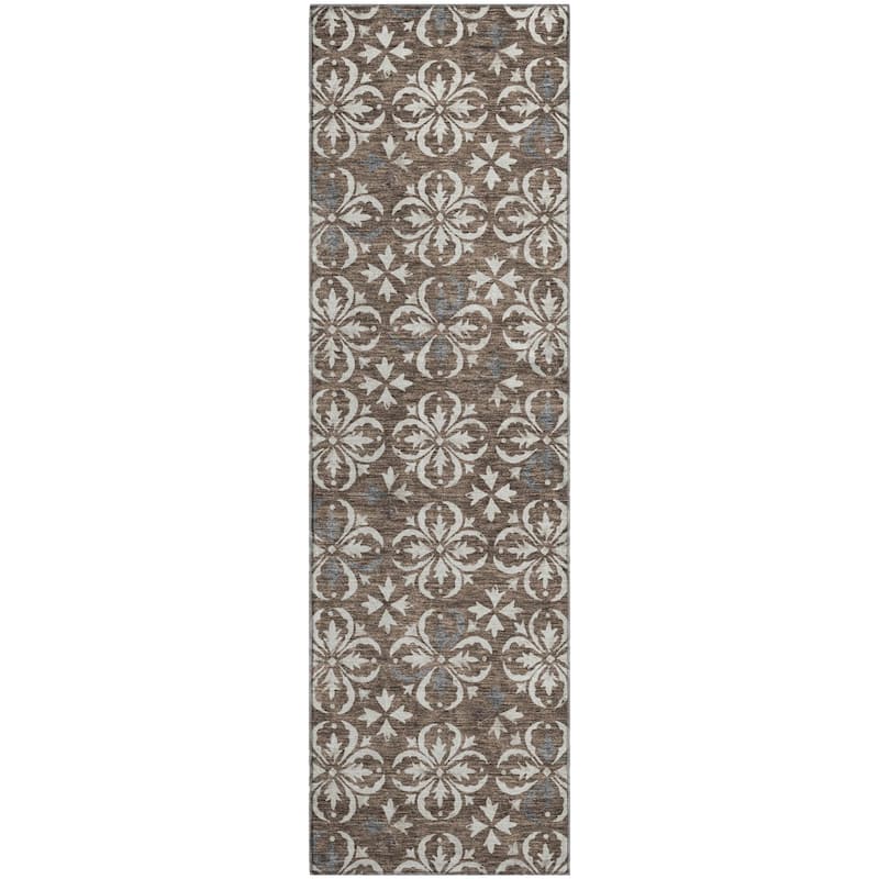 Premium Washable Super Soft Transitional Medallions Mayfield Rug